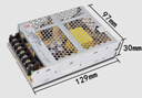 創(chuàng)聯(lián)電源220V轉DC12V24V48v36V120W150W200w300w400w600w1000W監(jiān)控變壓器a A-120GC-12/12V10A120W 曬單實拍圖