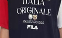 FILA KIDSx原田治聯(lián)名系列斐樂兒童短袖T恤2025夏季新款大童上衣 RD寶藍-NV 160 曬單實拍圖