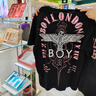 BOY LONDON【元氣少女】男女同款短袖夏季粉色潮牌休閑T恤N01095 黑色N01920 M 曬單實(shí)拍圖