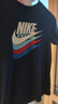 NIKE 耐克男童短袖T恤+短褲2件套2025夏季新款趣味印花兒童舒適套裝 靛藍(lán)色 130 /64 【建議身高116-122cm】 曬單實(shí)拍圖