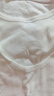 三槍（THREEGUN）T恤男士打底衫新疆純棉彈力輕薄V領(lǐng)內(nèi)穿螺紋針織全棉男士短袖 【2件裝-純棉】白色+白色 XL (175) 【推薦125-150斤】 曬單實(shí)拍圖