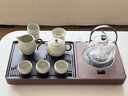 四方亭汝窯茶具套裝2026新款整套小型茶臺燒水壺一體茶盤(pán)家用會(huì )客泡茶 云青觀(guān)嵐9頭茶壺套裝+多功能茶盤(pán) 無(wú)規格 曬單實(shí)拍圖