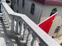 國(guó)慶國(guó)旗五星紅旗帶桿中國(guó)壁掛斜插式免打孔掛墻室外馬路燈桿道旗 塑料底座+1.5米塑料桿+4號(hào)國(guó)旗 曬單實(shí)拍圖