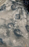 百圖betu女裝夏季新款連衣裙V領(lǐng)花邊雪紡印花連衣裙女2404T91 藍色 M 曬單實拍圖