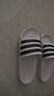 adidas ADILETTE SHOWER休閑實(shí)用舒適拖鞋男女阿迪達斯官方輕運動(dòng)   白/黑 (偏小，推薦買(mǎi)大1碼)   38 曬單實(shí)拍圖