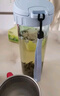 特百惠（Tupperware）茶韻500ML塑料杯男女士學(xué)生夏季運(yùn)動(dòng)水杯子戶外便攜大容量 冰水藍(lán) 曬單實(shí)拍圖