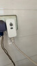 公牛（BULL）漏電保護器插頭10A熱水器空調(diào)防漏電插頭轉(zhuǎn)換器 漏電保護轉(zhuǎn)換器10A 無線需接線GNT-21L 曬單實拍圖