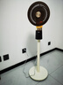 創(chuàng)維【全屋驅(qū)蚊】空氣循環(huán)扇家用電風扇落地扇2025新款大風量語音遙控輕音節(jié)能臥室小風扇Q522 白咖色 曬單實拍圖