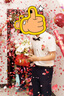 青葦 結(jié)婚禮炮禮花筒禮賓花4根60#結(jié)婚慶用品婚房裝飾布置手持禮炮 曬單實(shí)拍圖