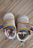 kids.ing【網(wǎng)面透氣學(xué)步鞋】男女寶寶春夏1-3歲嬰兒鞋 杏色 20  曬單實拍圖