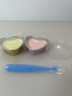 北格硅膠勺嬰兒輔食勺子兒童餐具寶寶勺子新生兒刮泥勺0-6個(gè)月軟勺 【海之藍】食品級寶寶輔食勺 曬單實(shí)拍圖