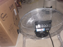 皓彩（haoluck） 工業(yè)風(fēng)扇趴地扇家用強力電風(fēng)扇落地扇大功率工廠車間工地商用臺式坐地爬地扇大風(fēng)風(fēng)扇落地電風(fēng)扇 銀色16寸四檔風(fēng)力 銅線電機 鋁葉 2.5米電源線 曬單實拍圖