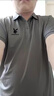 花花公子【兩件裝】夏季短袖t恤衫男士高檔翻領(lǐng)polo透氣吸汗休閑純色上衣 POLO深灰+深灰 花花公子翻領(lǐng)短袖T XL 【120-130斤】 曬單實拍圖