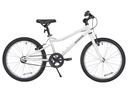 迪卡儂（DECATHLON）混合路面自行車RIVERSIDE單速鋼制車架青少年兒童帶腳撐車鈴 帶腳撐(單速) 20寸 白色 曬單實拍圖