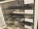 得力（deli）5層彩色時尚辦公桌書桌桌面收納盒柜箱文件柜抽屜式 A4資料/檔案柜帶索引標簽學科試卷分類白色 曬單實拍圖