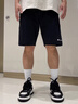 Champion冠軍短褲男夏季2024新款美式休閑純棉運(yùn)動(dòng)褲 M201黑色 XL  曬單實(shí)拍圖