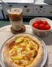 鋒味派榴蓮芝士薄底披薩1盒220g/片 水果pizza餅比薩半成品 曬單實(shí)拍圖