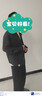 大嘴猴（paul frank）日系高級(jí)感潮牌長(zhǎng)袖襯衫男春秋季新款寬松休閑襯衣百搭工裝外套服 黑色C25-4503C【官方正品】 L 【建議110-135斤】 曬單實(shí)拍圖