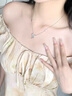 PWLS925銀心動(dòng)甜夢(mèng)蝴蝶結(jié)項(xiàng)鏈女小眾甜美設(shè)計(jì)感鎖骨鏈七夕情人節(jié)禮物 S925銀心動(dòng)甜夢(mèng)項(xiàng)鏈【品牌禮盒】 曬單實(shí)拍圖
