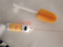 JCZS德國(guó)品牌杯刷水杯清洗神器長(zhǎng)柄多功能四合一保溫杯蓋刷奶瓶專(zhuān)用清 憧憬橙【硅膠刷頭＋吸管刷＋杯口 曬單實(shí)拍圖
