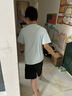 匹克童裝男童速干套裝2025夏季兒童涼感短袖t恤青少年夏款運動兩件套 寶藍PK切割字-黑PK小標k 140 曬單實拍圖