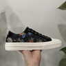 卡賓帆布鞋男鞋春季圓標印花板鞋男百搭輕奢男士休閑鞋低幫平底鞋子男 黑色 41 【=運動(dòng)鞋42碼】 曬單實(shí)拍圖