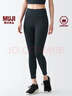 無印良品（MUJI） Walker 女式 易干 收腿褲 BIH02A3S 打底褲 黑色 XL 曬單實拍圖