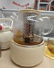World Kitchen康寧養(yǎng)生壺全玻璃恒溫壺家用多功能辦公室煮茶器燒水壺花茶 1.2L1000W【玻璃壺+茶漏+燉盅】 曬單實拍圖
