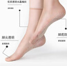 浪莎絲襪女硅膠防滑夏季薄款網(wǎng)紅水晶襪夏天腳底透明短襪中筒襪 膚15 曬單實(shí)拍圖