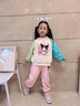 G.DUCKKIDS小黃鴨童裝兒童套裝女童秋裝新款中小童女孩庫(kù)洛米衛(wèi)衣女童兩件套 粉色-akkqqsi 120 適合110-120cm年齡6-7歲 曬單實(shí)拍圖