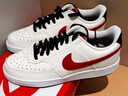 耐克（NIKE）板鞋男鞋簡(jiǎn)版空軍一號(hào)AF1低幫滑板休閑鞋透氣運(yùn)動(dòng)鞋 DM1187-101/大學(xué)紅黑 43 曬單實(shí)拍圖
