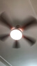 源氏木語中古大風力吊扇燈中式實木風扇燈護眼吊燈客廳餐廳電扇燈新全光譜 吊桿46寸古銅-全光譜-變頻-遙控 曬單實拍圖