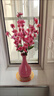 懷音粉色花瓶桃花專(zhuān)用插花擺件假花室內轉運桃花桃運催運桃花對象 粉紅美人瓶 花瓶一個(gè)(不含花) 曬單實(shí)拍圖
