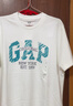 Gap男女裝2025夏季新款西部印花logo純棉短袖T恤寬松上衣729369 白色 M (170/92A) 亞洲尺碼 曬單實(shí)拍圖