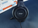 宏碁（acer）頭戴式電腦耳機耳麥游戲電競7.1筆記本電腦臺式機用重低音有線降噪聲道聽聲辯位吃雞三角洲usb 七色呼吸燈【單USB接口7.1聲道】 曬單實拍圖
