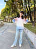 小豬彼特女童套裝春秋2025新款兒童時髦運動衛(wèi)衣洋氣休閑大童喇叭牛仔褲子 13131藍色 120 cm 曬單實拍圖