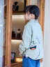 巴拉巴拉童裝薄外套幼童裝寶寶外套男童女童2025新款秋裝格子萌趣印花衣服 土灰綠40924 100 曬單實(shí)拍圖