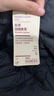 無印良品（MUJI）女式 便攜式 無領羽絨夾克 保暖貼身 短款 黑色 S  曬單實拍圖