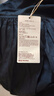 無(wú)印良品（MUJI）女式 漢麻棉輕便長(cháng)裙 長(cháng)半身裙女裙子 25年夏季女裝 BE1VBC5S 黑色 XL （165/74A） 曬單實(shí)拍圖
