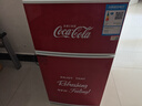 可口可樂（Coca-Cola）迷你冰箱38L壓縮機(jī)制冷冷凍冷藏小型冰箱戶外家居用品 曬單實(shí)拍圖