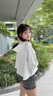 日本防曬衣女新款原紗型斗篷夏季寬松舒適透氣薄款冰絲防曬服外套 店主頂配防曬套裝淡黃色防曬衣+ 均碼 適合80-170斤 曬單實(shí)拍圖