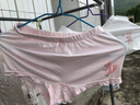 好孩子（gb）兒童內(nèi)褲女 母嬰A類女孩純棉內(nèi)褲 5A抗菌平角內(nèi)褲女-3條裝本白 曬單實(shí)拍圖