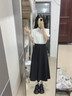 伯德小姐白色雪紡短袖襯衫女小個(gè)子穿搭職業(yè)上衣考公面試正裝襯衣 曬單實(shí)拍圖
