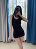 栢啟歆泳衣女2025新款連體競速泳裝專業(yè)游泳裝備保守遮肚顯瘦溫泉泳裝 競速泳衣【均碼】 曬單實(shí)拍圖