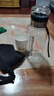【送杯套】大容量加厚玻璃杯子便攜噸噸杯茶水分離帶杯套泡茶水杯 透明 1000ml噸噸桶 1只裝 曬單實拍圖