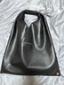 MM6 Maison Margiela[情人節禮物]小號三角包水桶包手提托特包休閑女包單肩包經(jīng)典款 T8013黑色-新款 曬單實(shí)拍圖