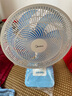 美的（Midea）臺式電風(fēng)扇七葉柔風(fēng)輕音臥室宿舍廣角遠(yuǎn)距交流定頻臺扇辦公室桌面節(jié)能省電搖頭小型電扇 FGAU40D 曬單實拍圖