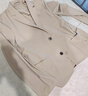 皮爾卡丹夏季冰絲西服男士款休閑防曬衣小西裝輕薄夏季單西外套上衣 卡其色【防曬款】 M 曬單實(shí)拍圖