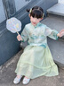 DOMIAMIAKIDS漢服男童夏裝女童國(guó)風(fēng)唐裝表演服兒童新中式套裝高端國(guó)學(xué)禮服 江山如畫(huà)女童 130 曬單實(shí)拍圖
