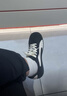 環(huán)球黑色厚底德訓鞋男2025新款夏季男鞋透氣輕便增高休閑運動板鞋子男 黑色 42 曬單實拍圖